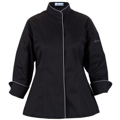 [Oriental] Ladies Oriental Collar Jacket -Black & Grey