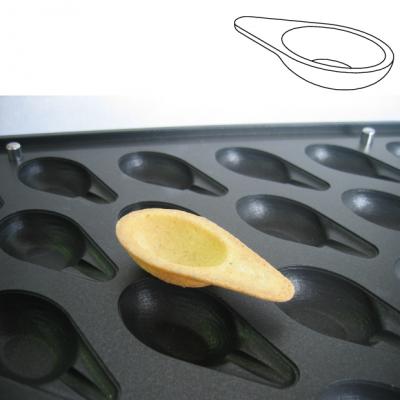 Smooth 30 Spoon Moulds-68x33x15mm