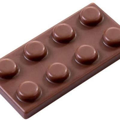Polycarbonate Chocolate Moulds - Lego  45x23x6mm