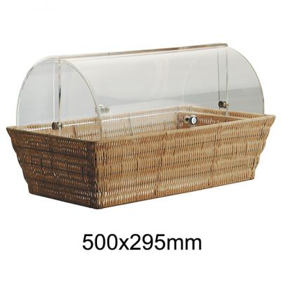 Rattan Rectangular Pastry Basket-500x295mm