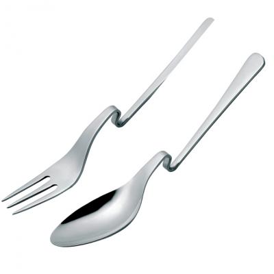 S Shaped Fork & Spoon-215mm