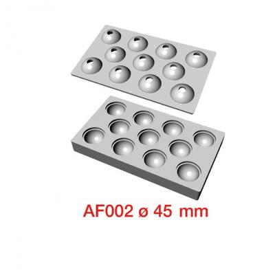 Silicon Mould 11spheres for mould - Ø45mm 