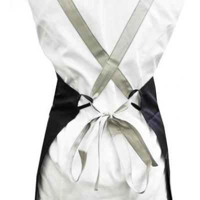 Premier Collection New Cross Back Apron, Midnight Blue Stripes