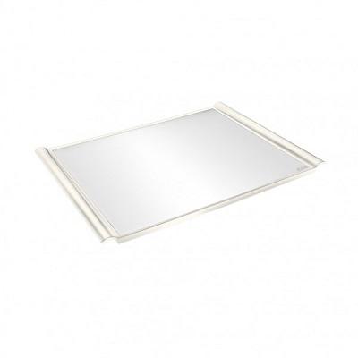 Plastic Non-Slip Black Tray with Skid ABS 325x460mm White