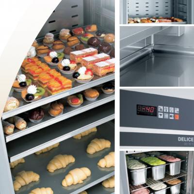 Upright Pastry - Gelato Storage Freezer-40 Trays 600x400mm