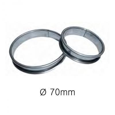 S/S Tart Ring D70mm H16mm EACH