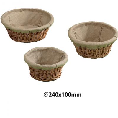 Round Dough Basket/Wicker-Ø240x100mm