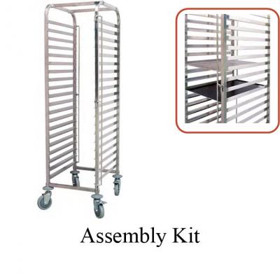Pastry (60x40 Tray) Trolley- (470x640x1710mm)