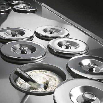 Stainless steel Lids for GELATO and ICE CREAM TUB