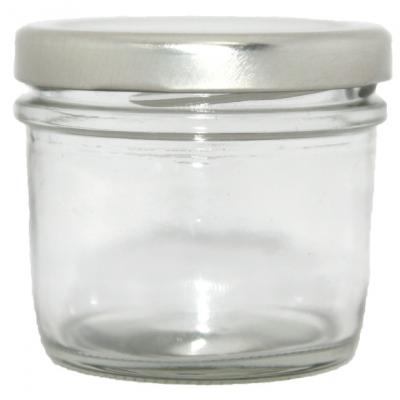 Jar with Silver Twist Cap-100ml 