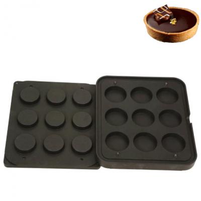 Smooth 9 Round Moulds-80x20mm