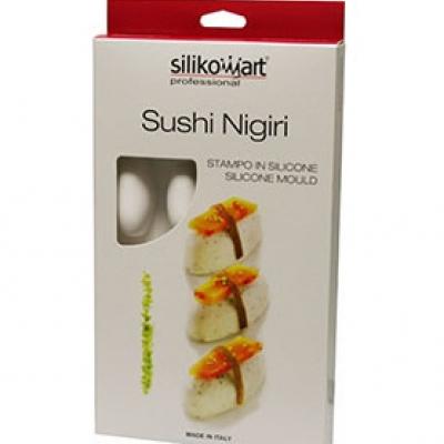 Sushi Nigiri - Silicone mould  60x30x26mm 16indents