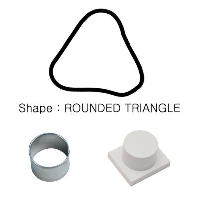 Demoulder & Cutter Set for Uni Portion Tray Rounded Triangle 