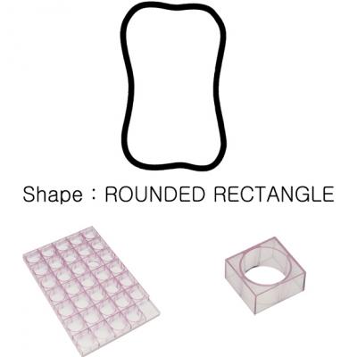 Uni-Portion Tray - Rounded Rectangle 