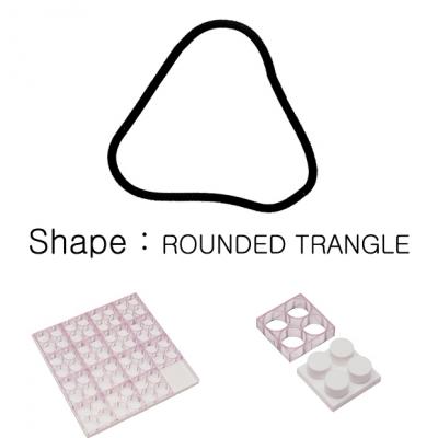 Mini Uni-Portion Tray - Rounded Triangle 