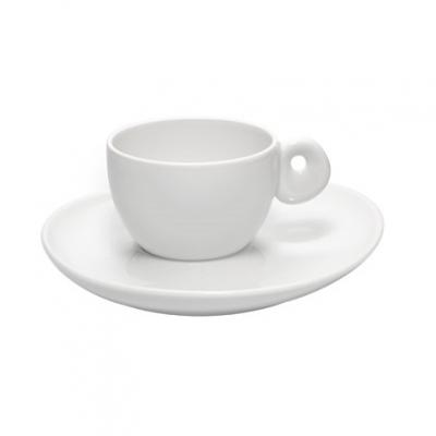 KARMA WHITE - Espresso cup w/saucer 9cl