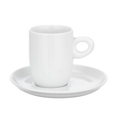 OPTIMA WHITE - Cup and Saucer (Tulip Shape)