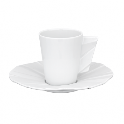 MATRIX GLAZED - Coffee Cup & Saucer