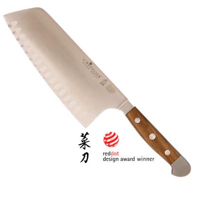 Chinese Knife Scalloped-160mm 