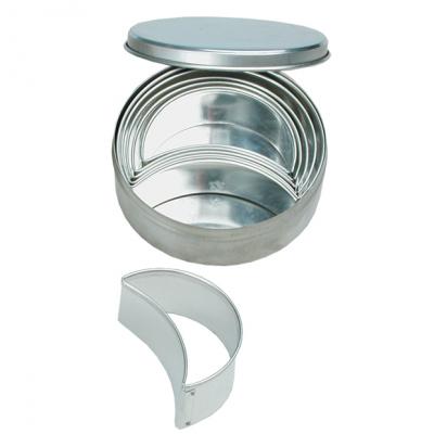 Cutter Set Smooth Half-Moon-6Pcs 