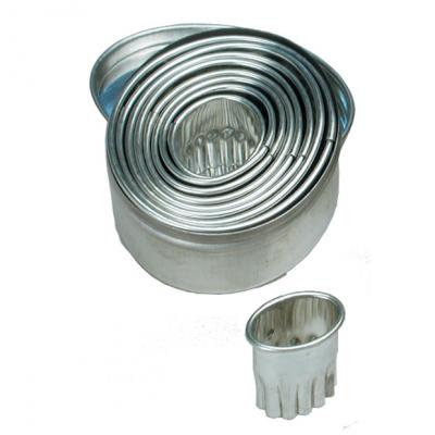 Cutter Set Fluted Oval-9Pcs 