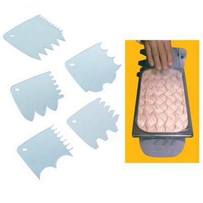 Decorative Plastic scrapers 5 pcs Set