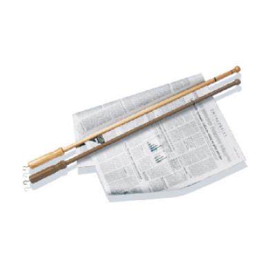 News Paper Stick 810mm-Walnut Varnish