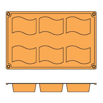 Curved Rectangle - 80x45x25mm