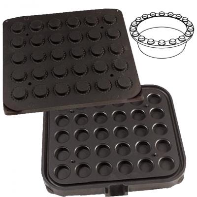 Festooned 13 Medium Round Moulds - 47x15mm