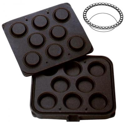 Festooned 8 Big Round Moulds - 90x21mm