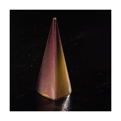 Polycarbonate Tall Triangular Pyramid Mould - 25x26x55mm 