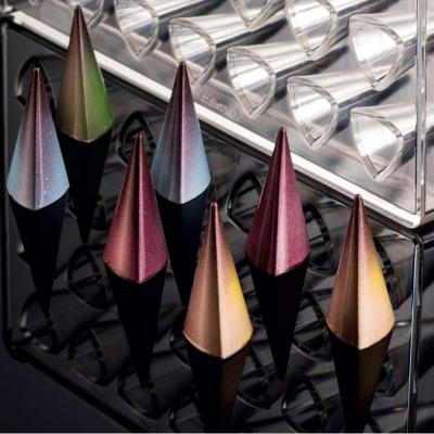 Polycarbonate Tall Triangular Pyramid Mould - 25x26x55mm 