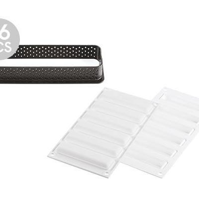 Kit Tart Ring Rectangular 120x35mm