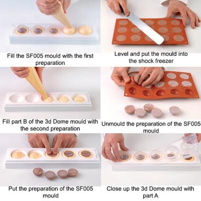Silicon Mould 3d Dome-Ø48mm