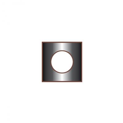 Square Base w/1 Hole-175x175mm 
