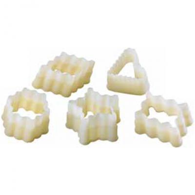 Fluted Dough Cutters - 5pcs 