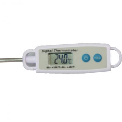 Digital Pocket Temp White-120x3mm 