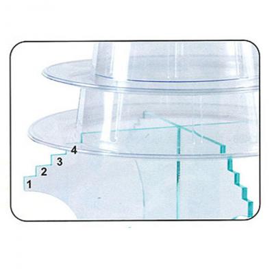 Macaron Pyramid Stand - h160mm 