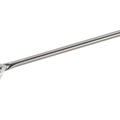 Gi.Metal I-23F/180 Linea Azzurra Stainless Steel Perforated Round Head Pizza Peel
