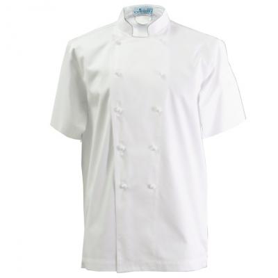 [MOF] Double Breasted Short Sleeves Jacket - White