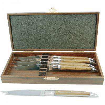 Laguiole Steak Knife 230mm- Light Wood