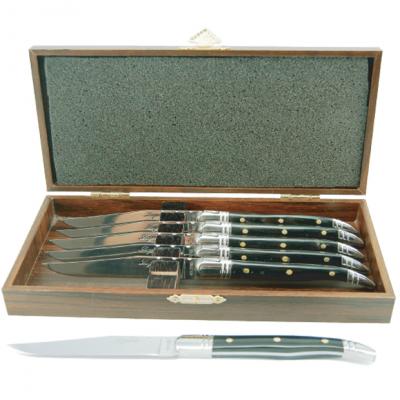 Laguiole Steak Knife 230mm-Black Wood