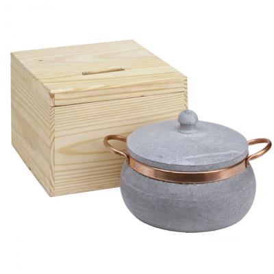Ollar Stone Curved Saucepot-Ø160x102mm