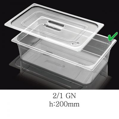 Polycarbonate 2/1 GN-200mm