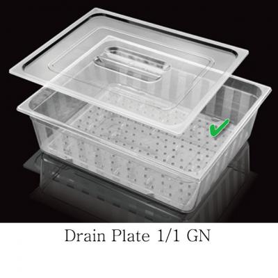 Polycarbonate Drain Plate 1/1 GN