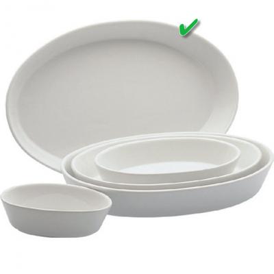 Oval Flat Tray-435x295mm 