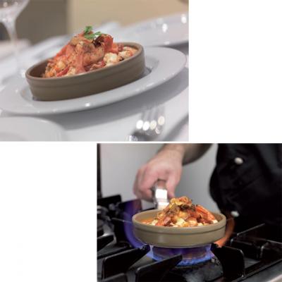 Fireproof Casserole Brown-Ø120mm  