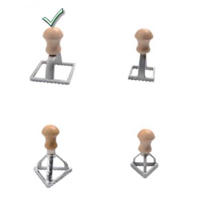Aluminium Ravioli Stamp - 40x40mm 