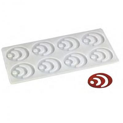 Silicon Chocolate Decoration -  Ø 50x2.5mm 