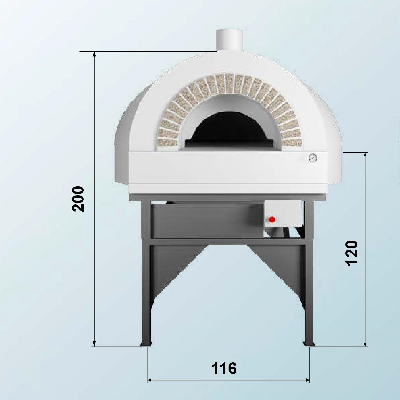 One Door Easy Rotating Oven 